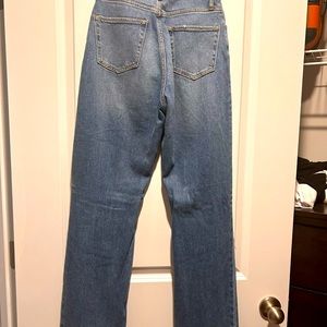 Ultra high rise dad jean